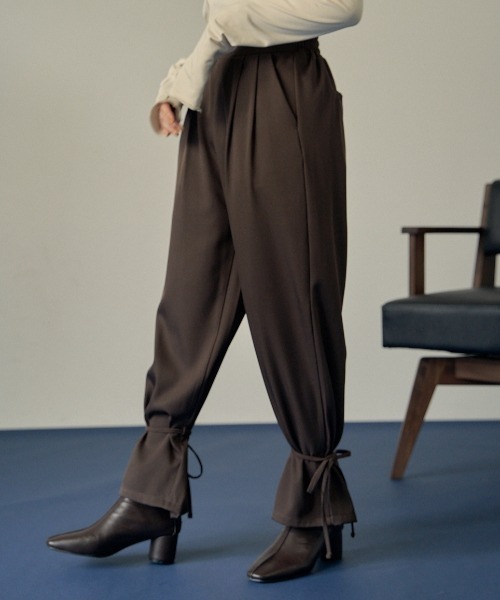 VANNIE U（ヴァニーユー）の「キャンディストレートパンツ（その他パンツ・レディース・ネイビー/ブラウン/アイボリー・FREE/S）」の22枚目の写真