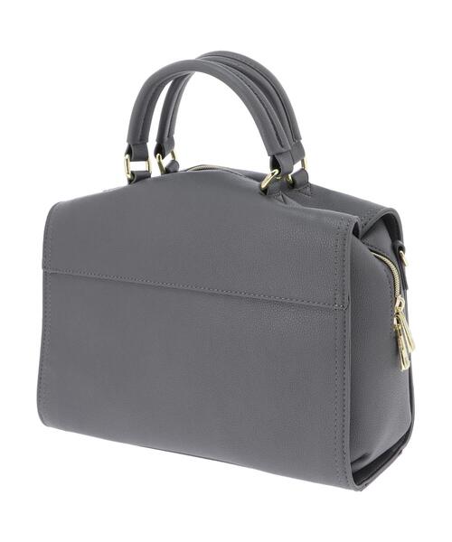 Green Parks(グリーンパークス)の「・別注 LegatoLargo スクエアボストンバッグ*(トートバッグ・レディース・チャコールグレー/ブラック/グレイッシュベージュ・FREE)」の15枚目の写真