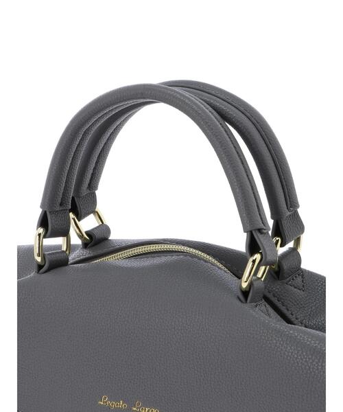 Green Parks(グリーンパークス)の「・別注 LegatoLargo スクエアボストンバッグ*(トートバッグ・レディース・チャコールグレー/ブラック/グレイッシュベージュ・FREE)」の13枚目の写真