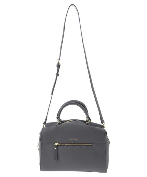 Green Parks(グリーンパークス)の「・別注 LegatoLargo スクエアボストンバッグ*(トートバッグ・レディース・チャコールグレー/ブラック/グレイッシュベージュ・FREE)」の9枚目の写真