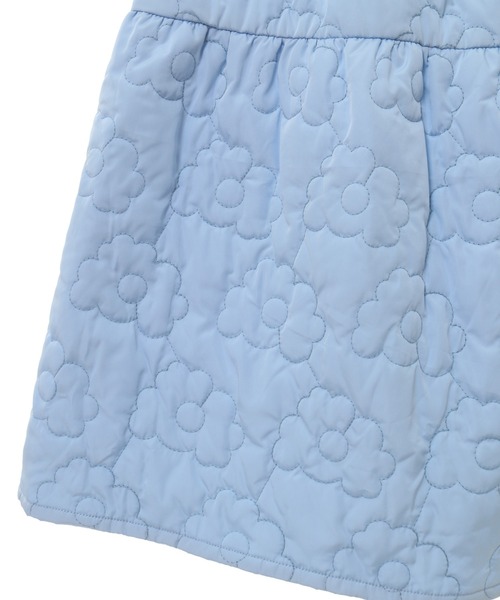 Candy Stripper（キャンディストリッパー）の「FLOWERING QUILTING ドレス（ワンピース・レディース・ブラック/ライトブルー・2）」の7枚目の写真