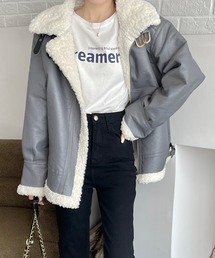 レディースのブルゾン グレー 灰色系 フェイクレザー ファッション通販 Zozotown