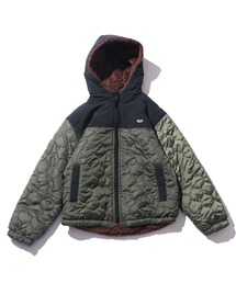 F.O.KIDS/エフオーキッズ リバーシブルインサレーションジャケット キルティング 羽織り ボアジャケット