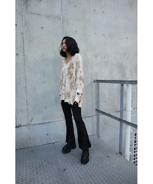 FIG&VIPER（フィグアンドバイパー）の「ハイウエストストレッチフレアPT（その他パンツ・レディース・ブラック/ブラウン・FREE）」の13枚目の写真