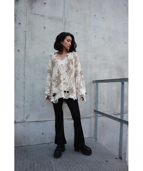 FIG&VIPER（フィグアンドバイパー）の「ハイウエストストレッチフレアPT（その他パンツ・レディース・ブラック/ブラウン・FREE）」の12枚目の写真