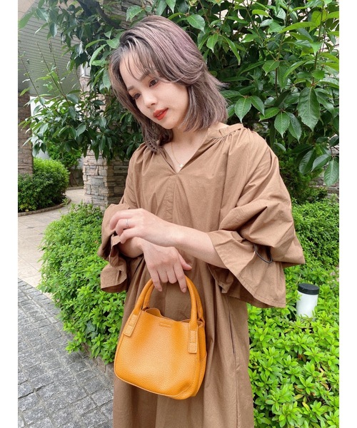 JUMELLE(ジュメロ)の「ドローコードワンピース【旧】(シャツワンピース・レディース・ブラック/ブラウン・FREE)」の16枚目の写真