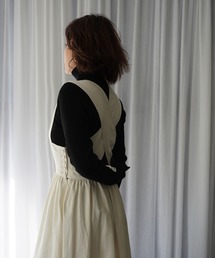 ETRE TOKYO（エトレトウキョウ）の「Vネックサロペットワンピース 