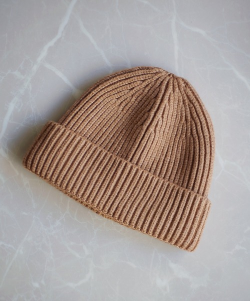 BARELY BLUE（ベアリーブルー）の「【 BARELY BLUE / ベアリーブルー 】 シンプル ビーニー ニット キャップ / ロールキャップ（ニットキャップ/ビーニー・メンズ・チャコールグレー/ブラック/ベージュ/ネイビー/ブラウン/グレー/ボルドー/マスタード/ライトブラウン・FREE）」の6枚目の写真