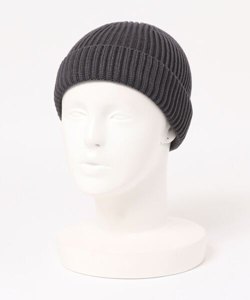 BARELY BLUE（ベアリーブルー）の「【 BARELY BLUE / ベアリーブルー 】 シンプル ビーニー ニット キャップ / ロールキャップ（ニットキャップ/ビーニー・メンズ・チャコールグレー/ブラック/ベージュ/ネイビー/ブラウン/グレー/ボルドー/マスタード/ライトブラウン・FREE）」の11枚目の写真