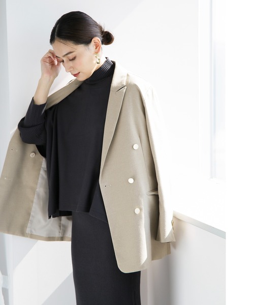 ENNEA(エンネア)の「【2021AW】抗ピリング×モダールヤーン・ニットプルオーバー&リブタートルネックロングニットワンピース2点セットアップ(ワンピース・レディース・チャコールグレー/ベージュ/ブラウン/オフホワイト/ライトグリーン・M)」の21枚目の写真