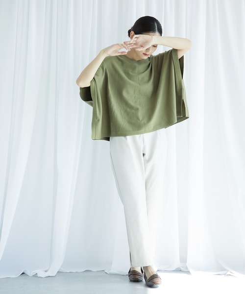 ENNEA(エンネア)の「【2021AW】抗ピリング×モダールヤーン・ニットプルオーバー&リブタートルネックロングニットワンピース2点セットアップ(ワンピース・レディース・チャコールグレー/ベージュ/ブラウン/オフホワイト/ライトグリーン・M)」の18枚目の写真