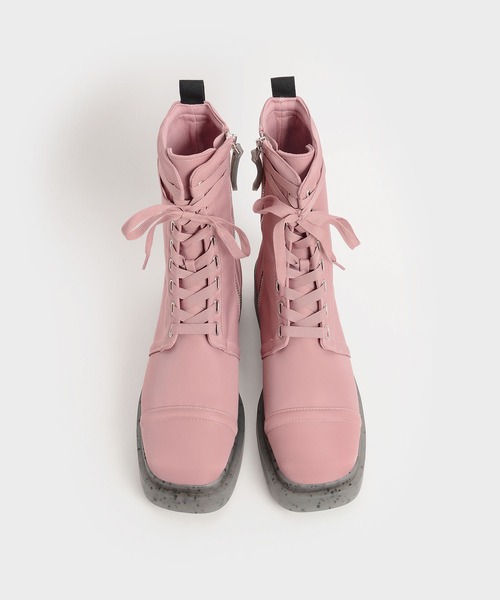 CALEE (キャリー) レースアップブーツ