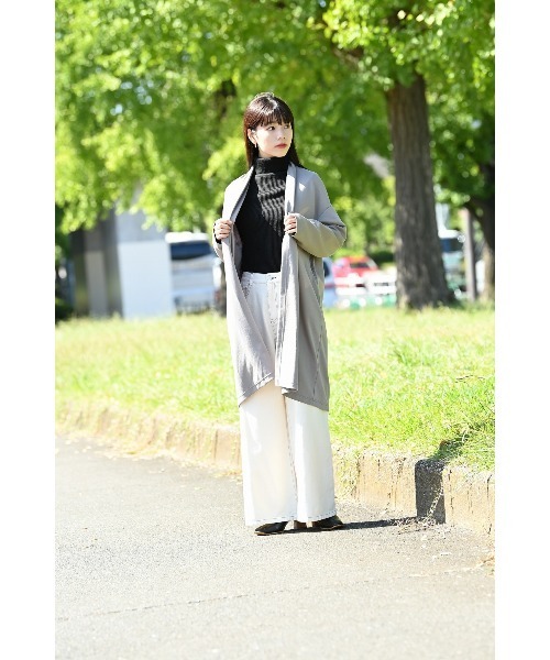 NAVY(ネイビー)の「洗えるニット 12Gタートルネックリブプルオーバー(ニット/セーター・レディース・ブラック/ホワイト/ブラウン・M/L)」の4枚目の写真