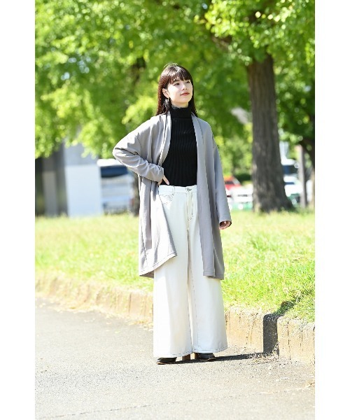 NAVY(ネイビー)の「洗えるニット 12Gタートルネックリブプルオーバー(ニット/セーター・レディース・ブラック/ホワイト/ブラウン・M/L)」の5枚目の写真