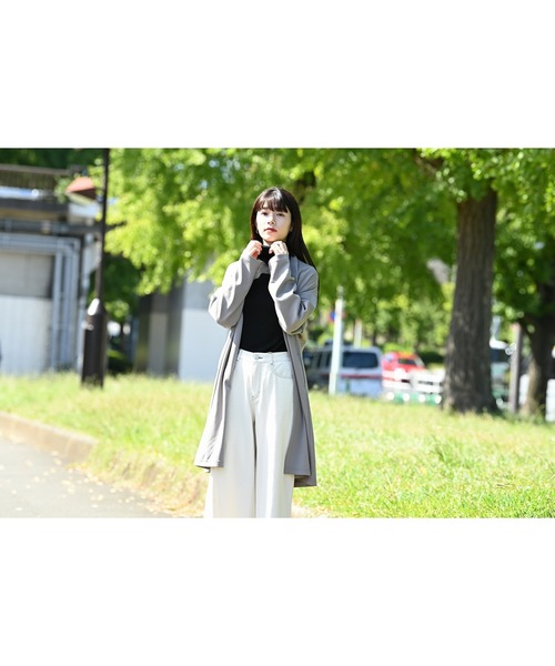 NAVY(ネイビー)の「洗えるニット 12Gタートルネックリブプルオーバー(ニット/セーター・レディース・ブラック/ホワイト/ブラウン・M/L)」の8枚目の写真