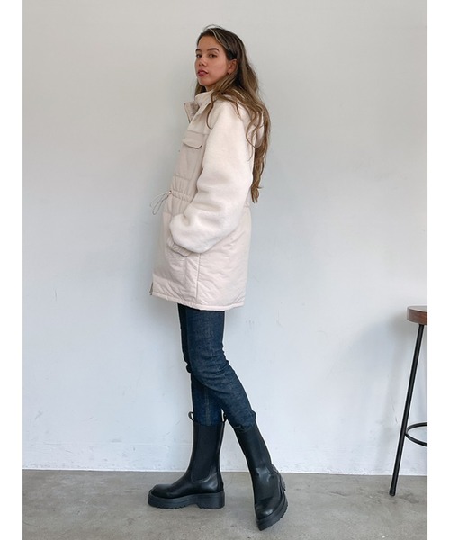 Vicente（ヴィセンテ）の「Merry down jacket（ダウンジャケット/コート・レディース・ブラック/ホワイト・FREE）」の3枚目の写真