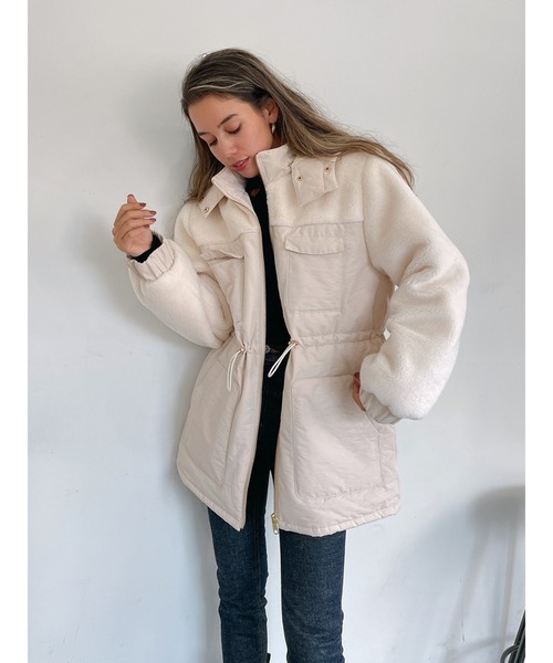 Vicente（ヴィセンテ）の「Merry down jacket（ダウンジャケット/コート・レディース・ブラック/ホワイト・FREE）」の5枚目の写真