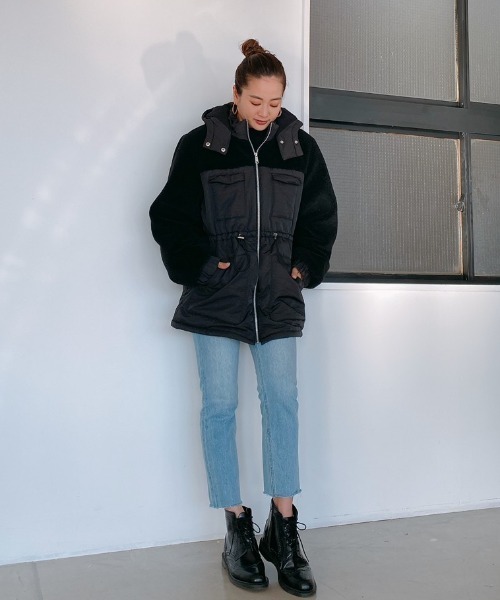 Vicente（ヴィセンテ）の「Merry down jacket（ダウンジャケット/コート・レディース・ブラック/ホワイト・FREE）」の20枚目の写真