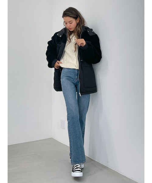 Vicente（ヴィセンテ）の「Merry down jacket（ダウンジャケット/コート・レディース・ブラック/ホワイト・FREE）」の9枚目の写真