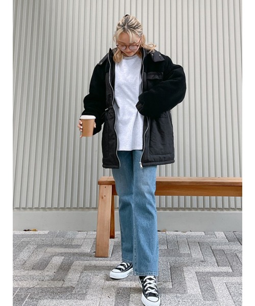 Vicente（ヴィセンテ）の「Merry down jacket（ダウンジャケット/コート・レディース・ブラック/ホワイト・FREE）」の13枚目の写真