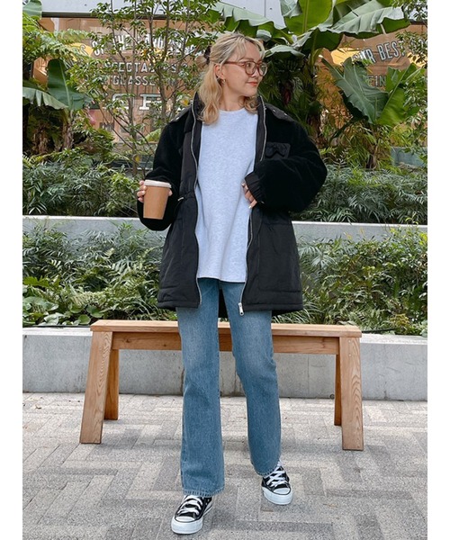 Vicente（ヴィセンテ）の「Merry down jacket（ダウンジャケット/コート・レディース・ブラック/ホワイト・FREE）」の14枚目の写真