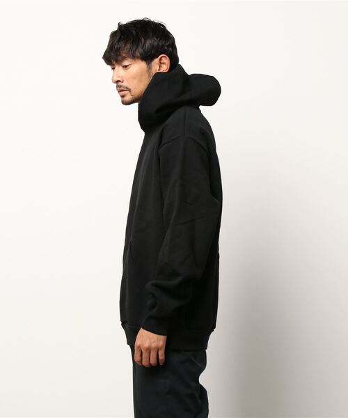 LOS ANGELES APPAREL(ロサンゼルスアパレル)の「【LOS ANGELES APPAREL/ロサンゼルスアパレル】Heavy Fleece Hood / フードパーカー(パーカー・メンズ・アッシュグレー/ブラック/ベージュ・MEDIUM/LARGE/X-LARGE)」の4枚目の写真