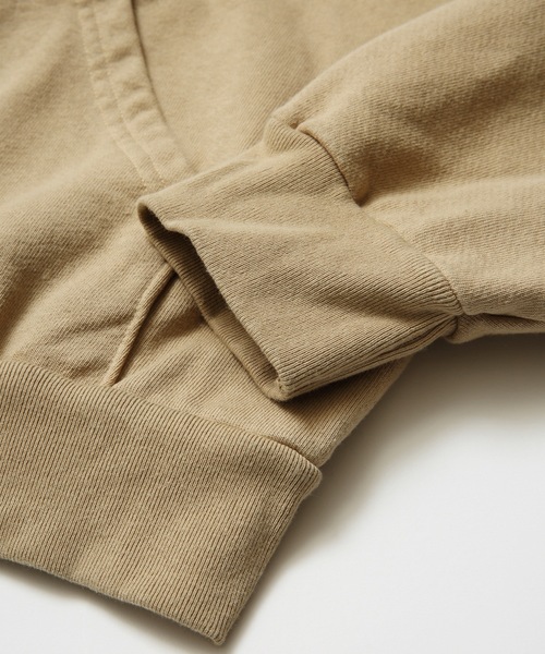 LOS ANGELES APPAREL(ロサンゼルスアパレル)の「【LOS ANGELES APPAREL/ロサンゼルスアパレル】Heavy Fleece Hood / フードパーカー(パーカー・メンズ・アッシュグレー/ブラック/ベージュ・MEDIUM/LARGE/X-LARGE)」の9枚目の写真