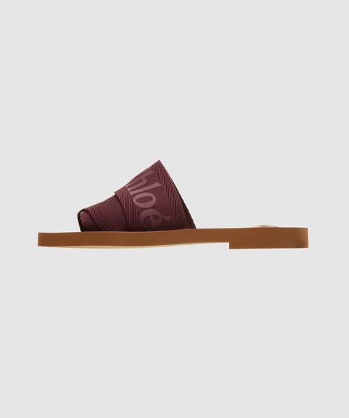 Chloe（クロエ）の「WOODY / キャンバスフラットミュール FLAT MULE 