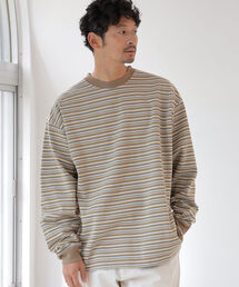 B:MING by BEAMS | ＜UNISEX＞ B:MING by BEAMS / ヘビーウェイト ボーダー クルーネックカットソー(Tシャツ/カットソー)