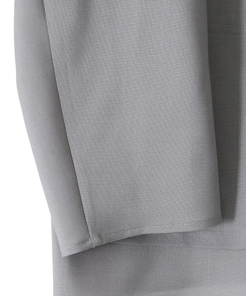 marka（マーカ）の「marka / マーカ：S.B. SHIRT JACKET - ORGANIC WOOL MOHAIR TROPICAL -：M22A-10SH01C[COR]（テーラードジャケット・メンズ・ブラック/グレー・1/2/3）」の15枚目の写真