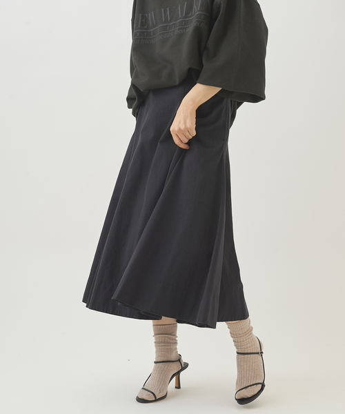 plage(プラージュ)の「Nidom bio slit スカート◆(スカート・レディース・キャメル/ダークブルー/ブラック・34/38/36)」の5枚目の写真
