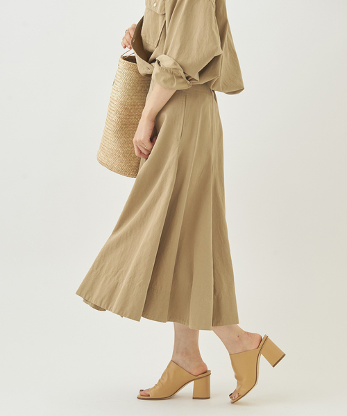 plage(プラージュ)の「Nidom bio slit スカート◆(スカート・レディース・キャメル/ダークブルー/ブラック・34/38/36)」の12枚目の写真