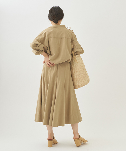 plage(プラージュ)の「Nidom bio slit スカート◆(スカート・レディース・キャメル/ダークブルー/ブラック・34/38/36)」の13枚目の写真