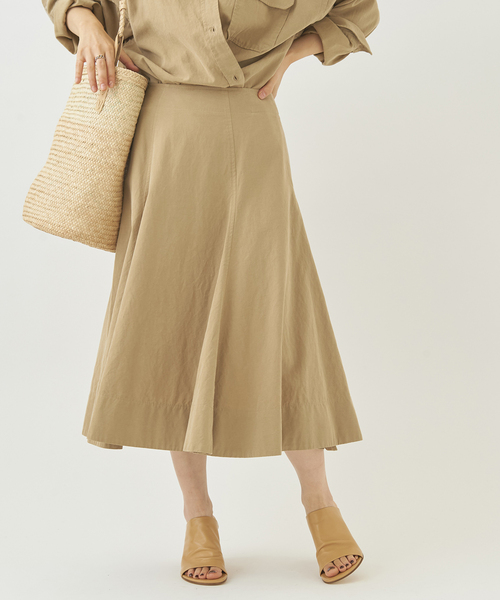 plage(プラージュ)の「Nidom bio slit スカート◆(スカート・レディース・キャメル/ダークブルー/ブラック・34/38/36)」の14枚目の写真