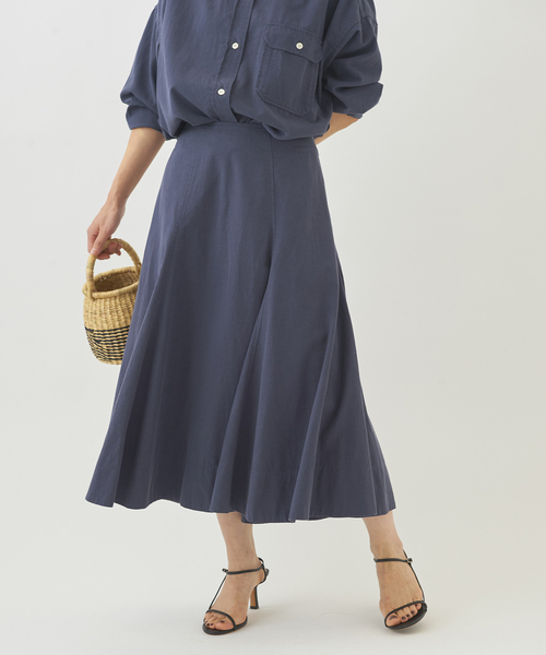 plage(プラージュ)の「Nidom bio slit スカート◆(スカート・レディース・キャメル/ダークブルー/ブラック・34/38/36)」の18枚目の写真
