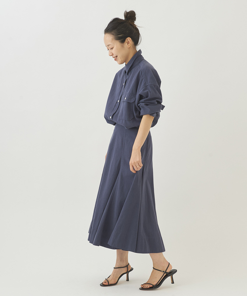 plage(プラージュ)の「Nidom bio slit スカート◆(スカート・レディース・キャメル/ダークブルー/ブラック・34/38/36)」の21枚目の写真