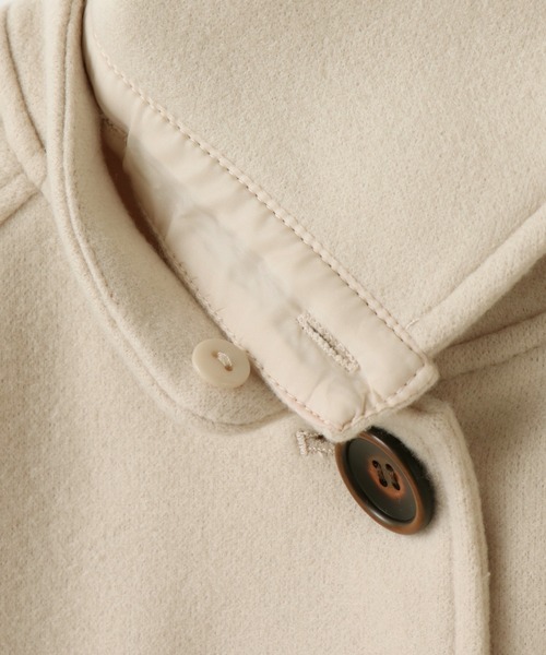 frames RAY CASSIN(フレームスレイカズン)の「【WEB限定】2WAYフェイクウールコート(ステンカラーコート・レディース・ブラック/オフホワイト/ラベンダー・FREE)」の15枚目の写真