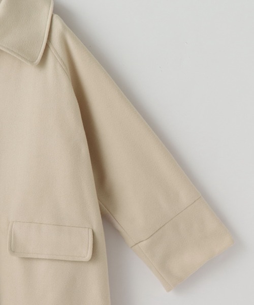 frames RAY CASSIN(フレームスレイカズン)の「【WEB限定】2WAYフェイクウールコート(ステンカラーコート・レディース・ブラック/オフホワイト/ラベンダー・FREE)」の9枚目の写真