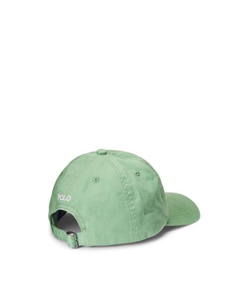 POLO RALPH LAUREN CHILDRENSWEAR(ポロ ラルフ ローレン チルドレンズウェア)の「コットン チノ ボール キャップ(キャップ・キッズ・グリーン・ONE)」の2枚目の写真