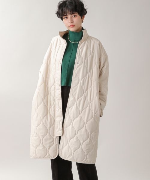 RAGEBLUE（レイジブルー）の「3WAY/ファーベストキルティングコート/261015（ミリタリージャケット・レディース・ブラック/オフホワイト/オリーブ・FREE）」の21枚目の写真