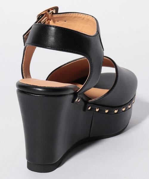 To b. by agnes b.(トゥービーバイアニエスベー)の「WF23 CHAUSSURES プラットフォームサンダル(サンダル・レディース・レッド・SMALL/MEDIUM/LARGE)」の3枚目の写真