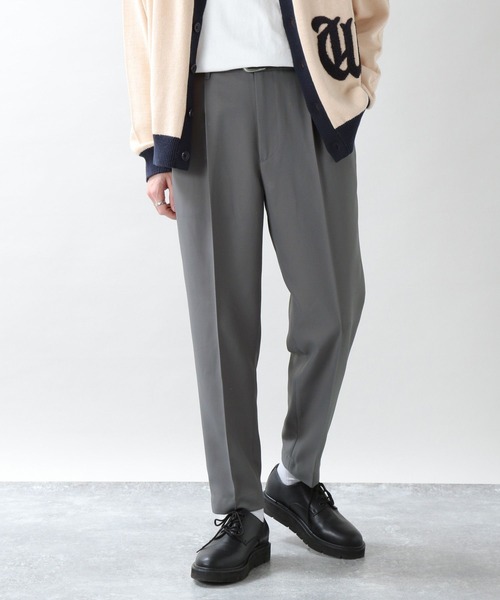 RAGEBLUE（レイジブルー）の「＜セットアップ着用可能＞PEツイル/センタープレステーパードスラックス/260522（スラックス・メンズ・ライトブルー/ブラック/パープル/オフホワイト/ダークグレー・MEDIUM/LARGE）」の4枚目の写真