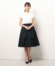 ツイードドッキングワンピース
