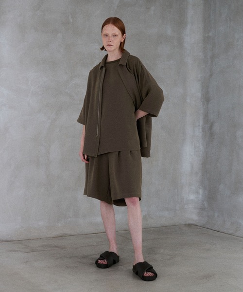 EASY WIDE TUCK SHORTS（その他パンツ）｜WYM × ATTACHMENT（ウィム