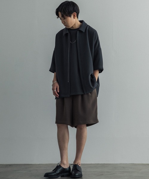 EASY WIDE TUCK SHORTS（その他パンツ）｜WYM × ATTACHMENT