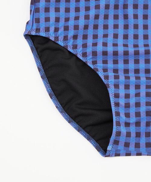 キャミフレアトップ ショーツ チェック スイムウエア / 水着