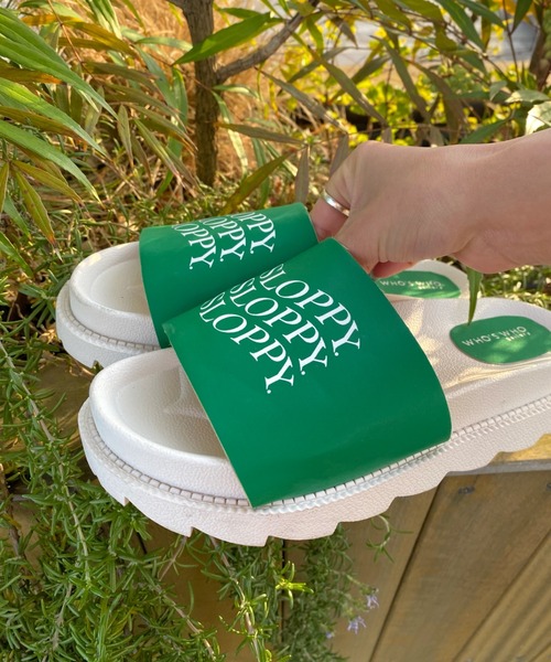 WHO'S WHO gallery（フーズフーギャラリー）の「【SLOPPY/スロッピー】サンダル（サンダル・レディース・グリーン/オフホワイト/ブラック・FREE）」の12枚目の写真