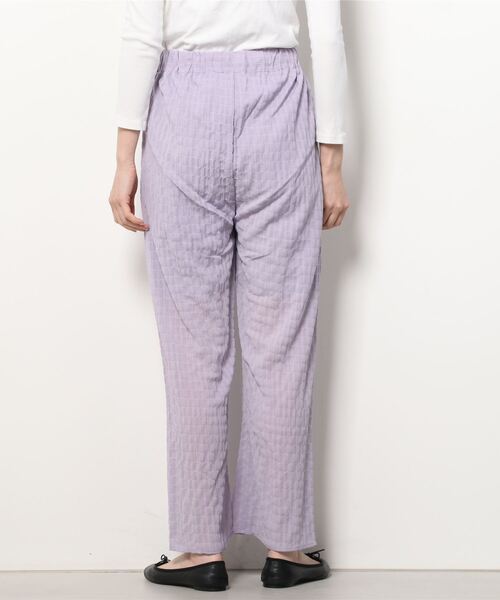 Shelly island(シェリーアイランド)の「シャーリングシアーイージーパンツ(その他パンツ・レディース・ホワイト/ブラック/パープル・FREE/M)」の22枚目の写真