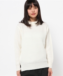 mystic | ハイネックタック編みプルオーバー(ニット/セーター)
