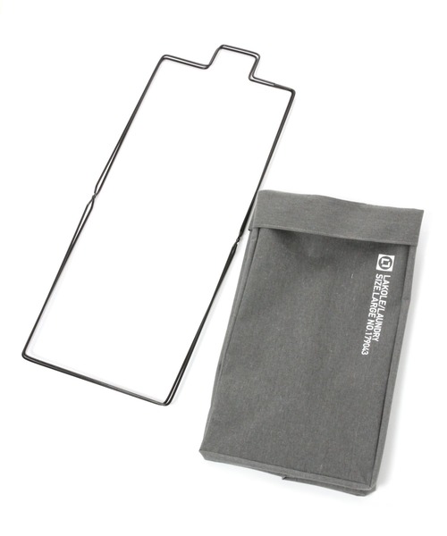 LAKOLE（ラコレ）の「ランドリーバッグ(LL) / 263914（ランドリーグッズ・レディース・チャコール/アイボリー・FREE）」の12枚目の写真